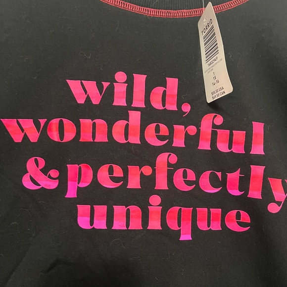Torrid Super Soft Perfect Black Sweatshirt BNWT Size 1 - Picture 4 of 10